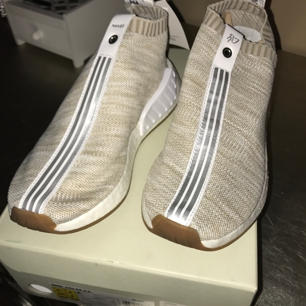 Adidas NMD CS2 Kith X Naked Sandstone 6 - Picture 1 of 6